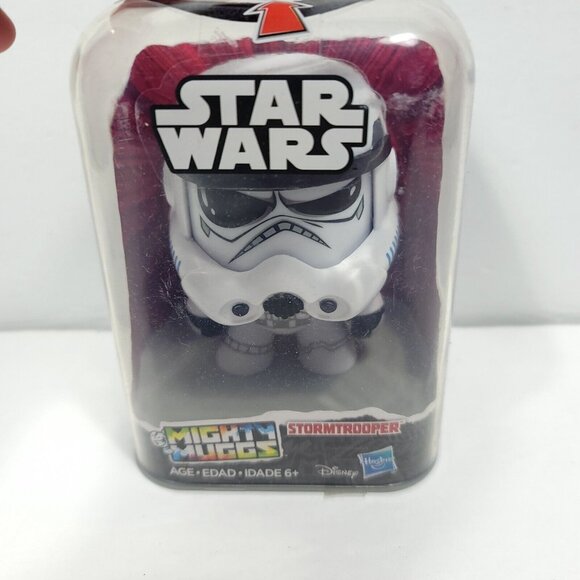 Star Wars Disney Stormtrooper Mighty Muggs 3-Face Toy Figure Hasbro New - Picture 2 of 5
